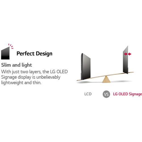 LG 55EG5SD-C.AUSC 55" Dual Side In-Glass Digital Signage OLED Display
