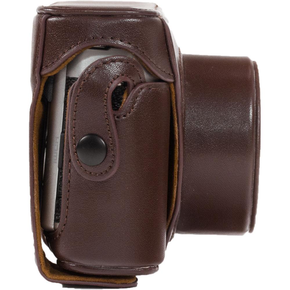 MegaGear Ever Ready PU Leather Camera Case with Strap for Fujifilm X100S