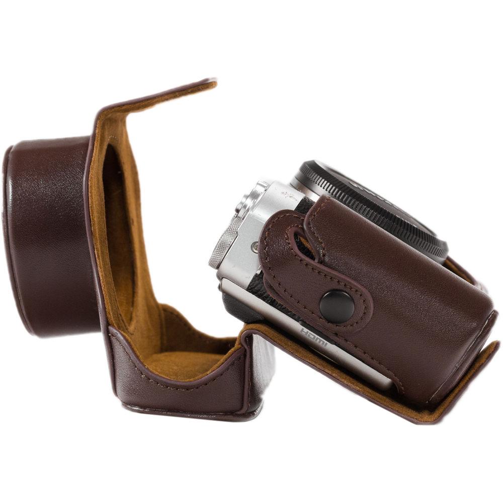 MegaGear Ever Ready PU Leather Camera Case with Strap for Fujifilm X100S