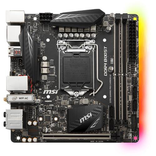 MSI Z370I Gaming Pro Carbon AC LGA 1151 Mini-ITX Motherboard
