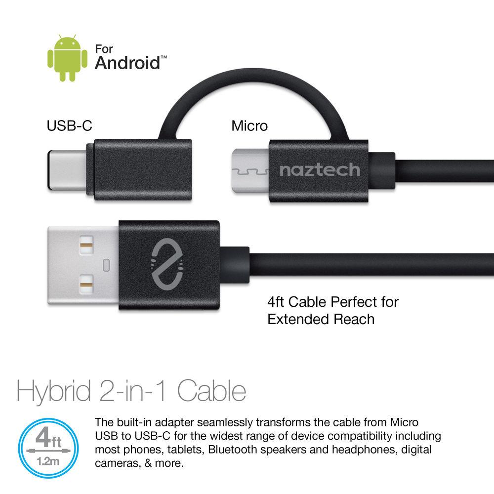 Naztech MagBuddy Safety Essential Car Kit with Hybrid USB Type-C Cable