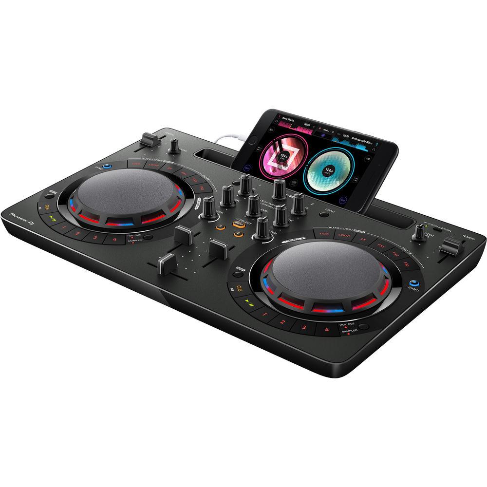 Pioneer DJ Performance Pack with DDJ-WeGO4-K Controller, DM-40 Speakers, and HRM-5 Headphones