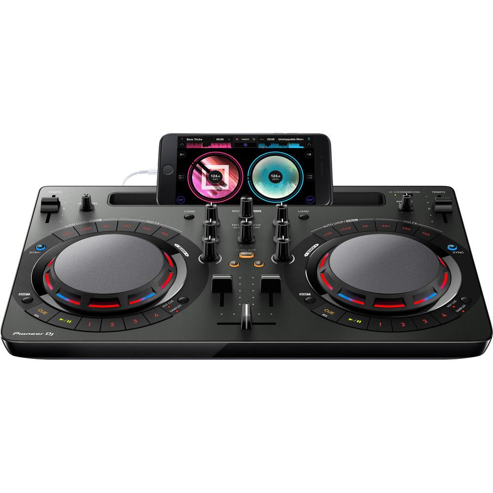 Pioneer DJ Performance Pack with DDJ-WeGO4-K Controller, DM-40 Speakers, and HRM-5 Headphones