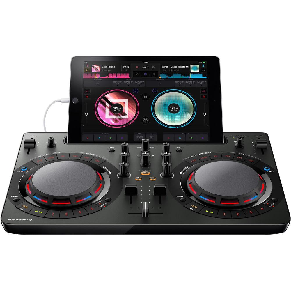 Pioneer DJ Performance Pack with DDJ-WeGO4-K Controller, DM-40 Speakers, and HRM-5 Headphones