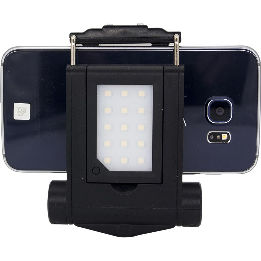 Promark Smartphone Holder with Flip-Up LED Light