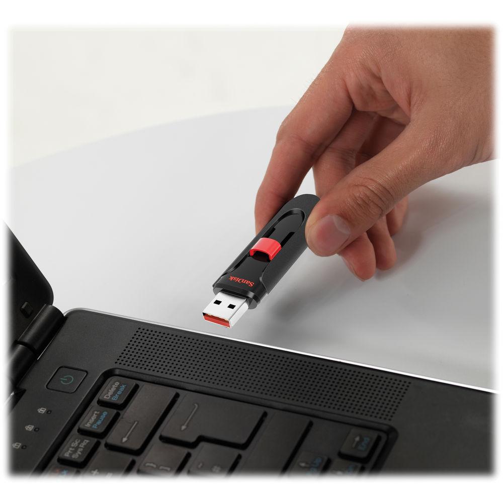 SanDisk 8GB Cruzer Glide USB Flash Drive, SanDisk, 8GB, Cruzer, Glide, USB, Flash, Drive