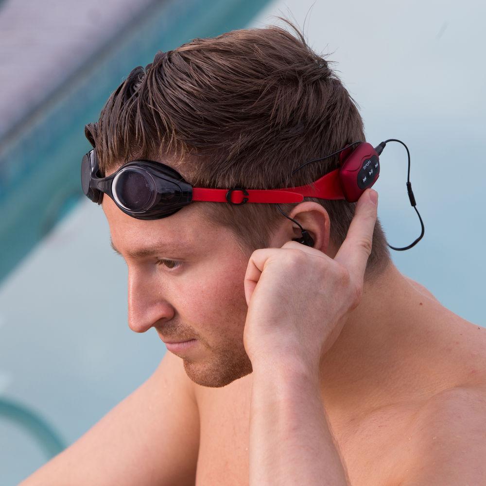 Underwater Audio SYRYN Waterproof MP3 Player and Swimbuds In-Ear Headphones Bundle, Underwater, Audio, SYRYN, Waterproof, MP3, Player, Swimbuds, In-Ear, Headphones, Bundle