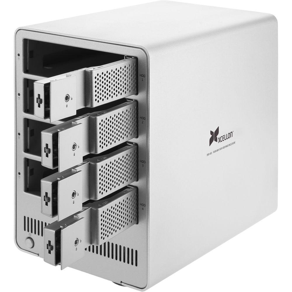 Xcellon DRD-401 Four-Bay System for 3.5" SATA Hard Disk Drives