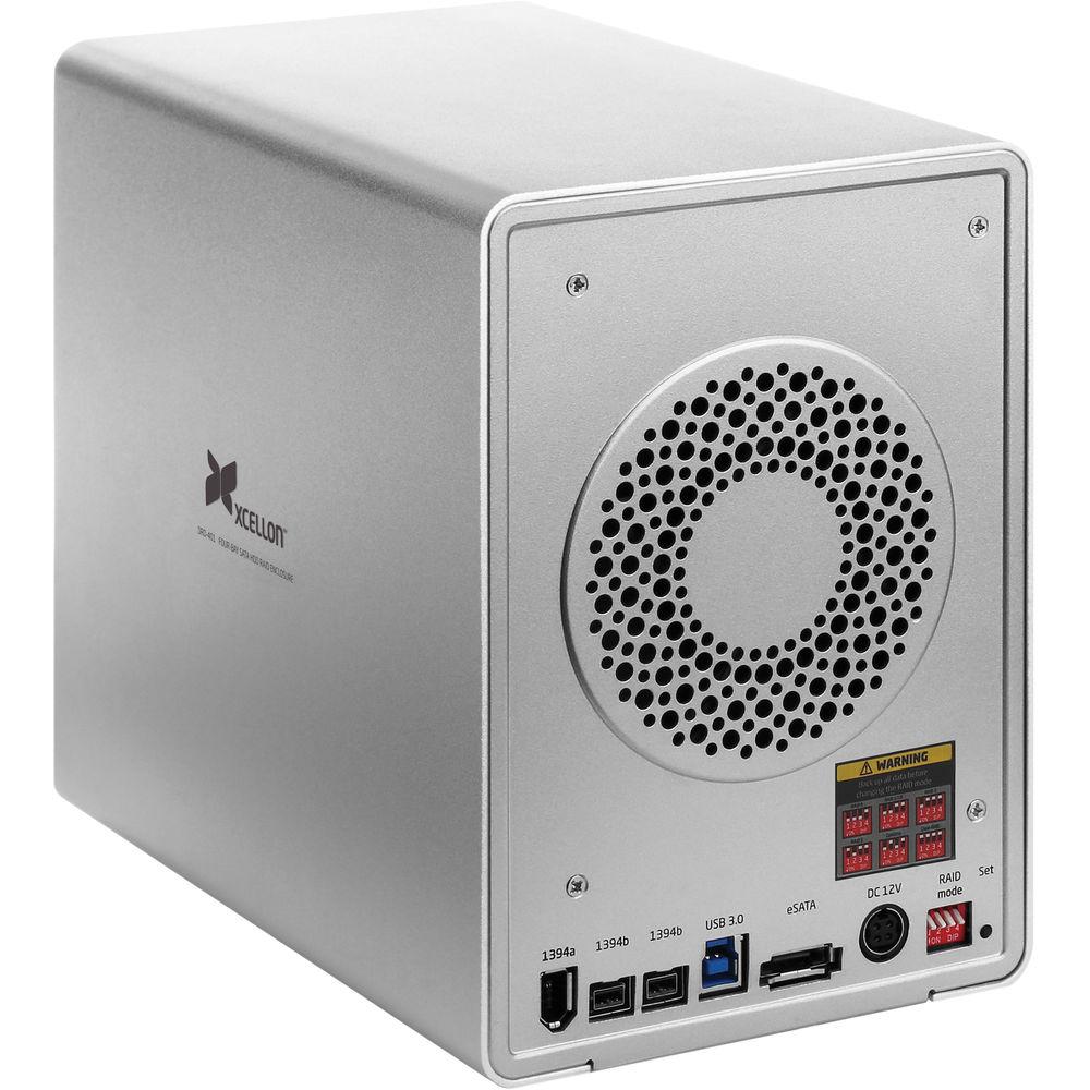Xcellon DRD-401 Four-Bay System for 3.5" SATA Hard Disk Drives