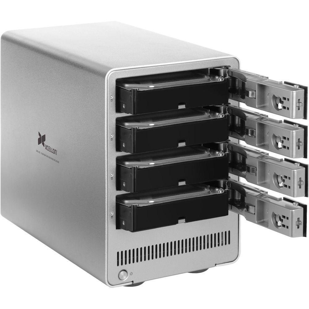 Xcellon DRD-401 Four-Bay System for 3.5" SATA Hard Disk Drives