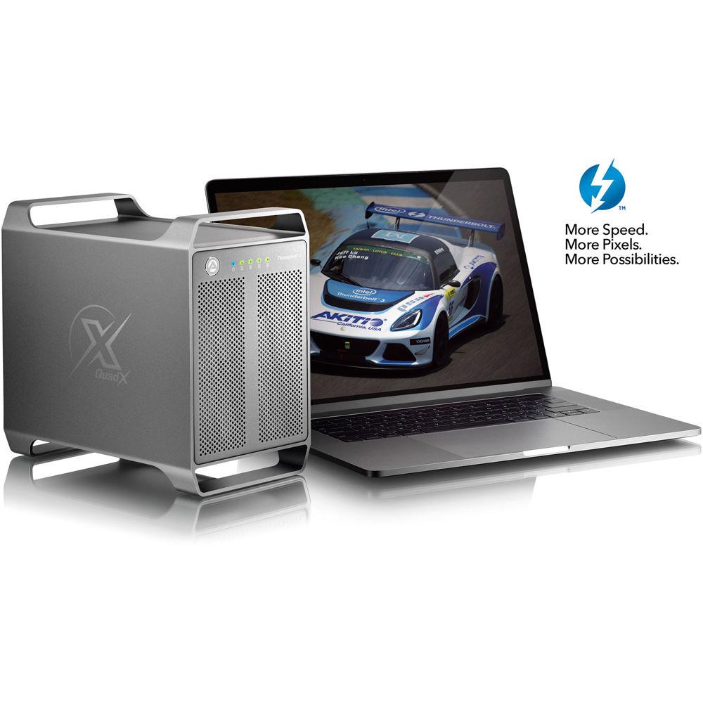 Akitio Thunder3 Quad X 4-Bay Thunderbolt 3 Enclosure