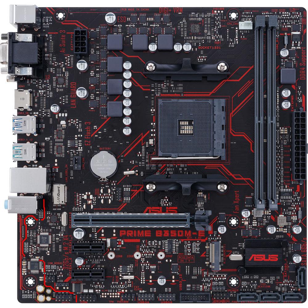 ASUS Prime B350M-E AM4 Micro-ATX Motherboard