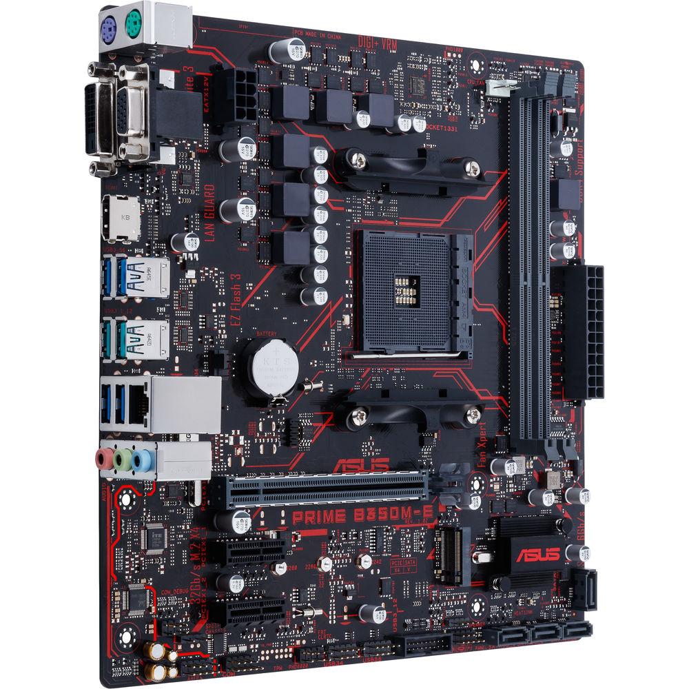 ASUS Prime B350M-E AM4 Micro-ATX Motherboard