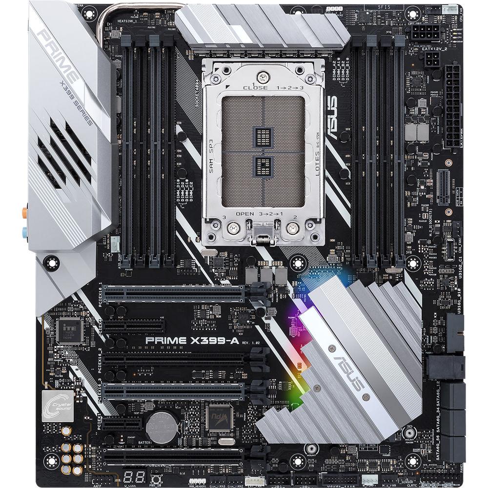 ASUS Prime X399-A TR4 Extended ATX Motherboard, ASUS, Prime, X399-A, TR4, Extended, ATX, Motherboard
