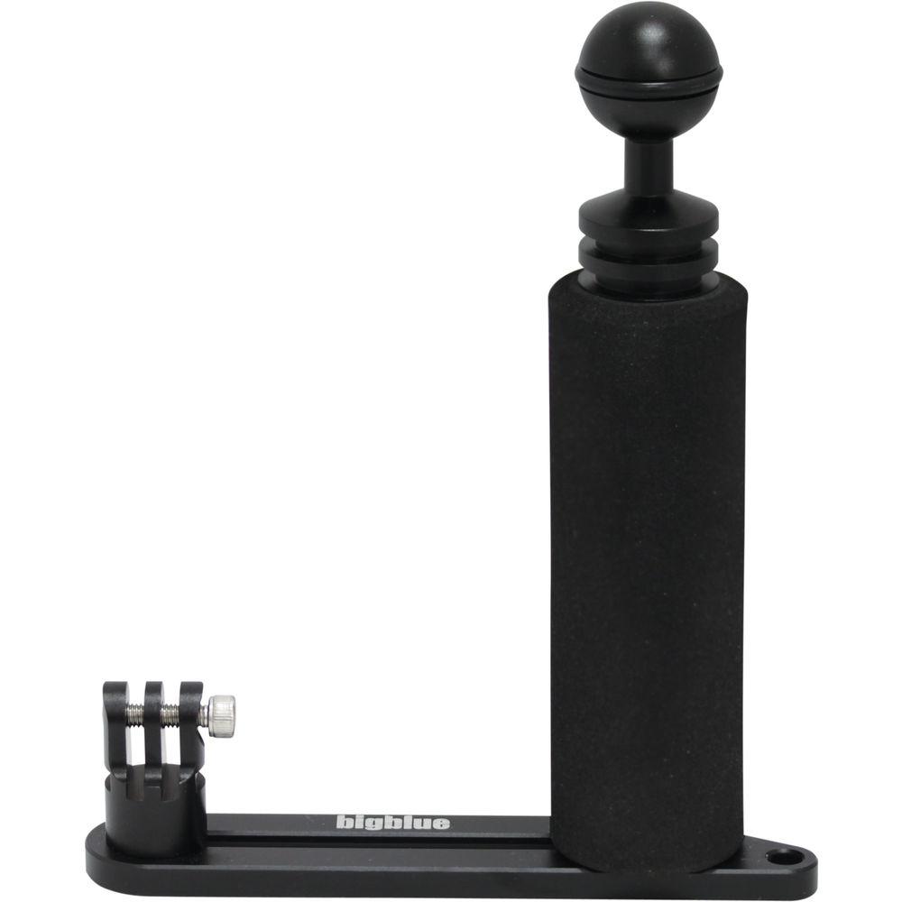 Bigblue AL1800XWP Black Molly 2 Tri-Color LED Dive Light with Protective Case and Single-Arm Mounting Tray