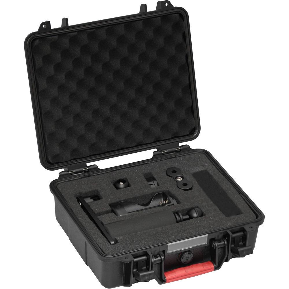 Bigblue AL1800XWP Black Molly 2 Tri-Color LED Dive Light with Protective Case and Single-Arm Mounting Tray