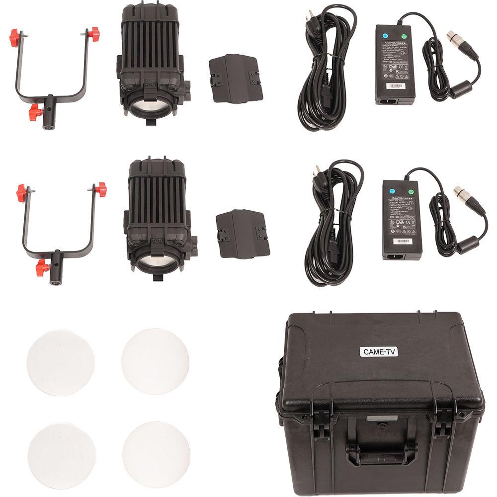 CAME-TV Boltzen 100W Fresnel Focusable LED Bi-Color 2-Light Kit