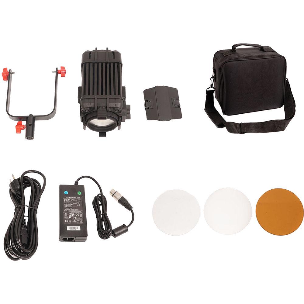 CAME-TV Boltzen 100W Fresnel Focusable LED Daylight Light with Built-In Fan