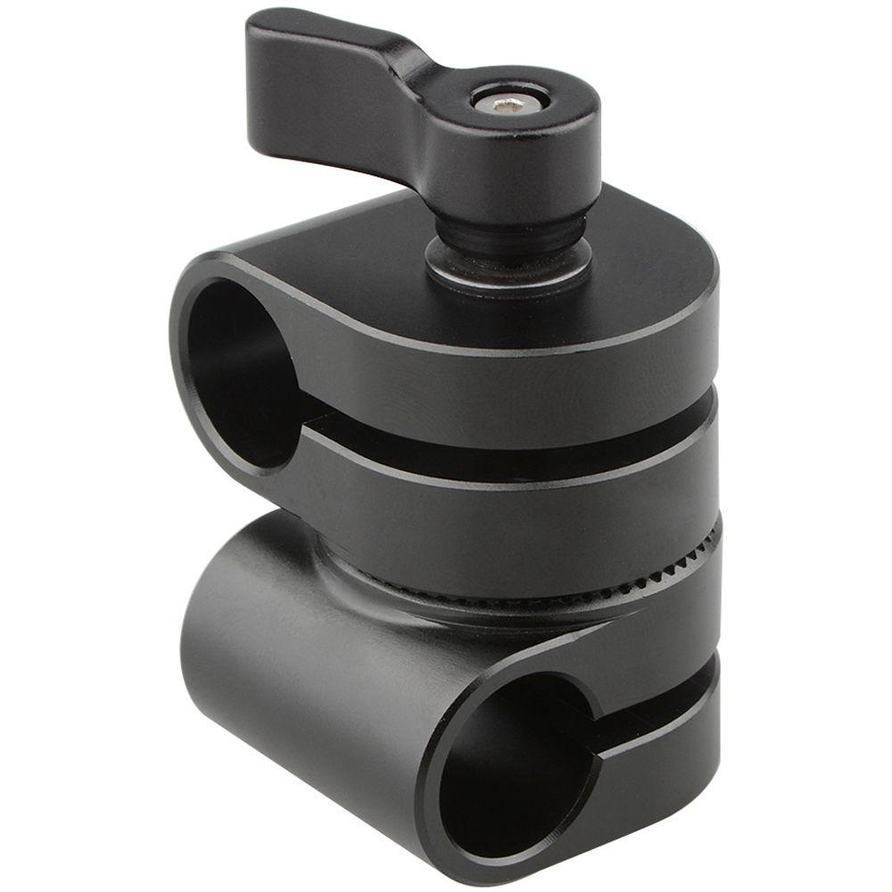 CAMVATE 15mm Rod Clamp with Swiveling Rosette Joint