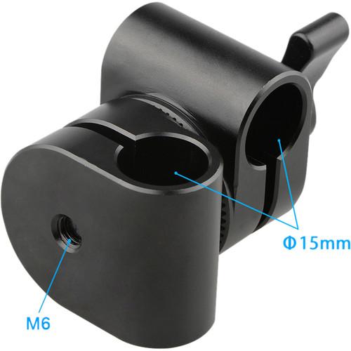 CAMVATE 15mm Rod Clamp with Swiveling Rosette Joint