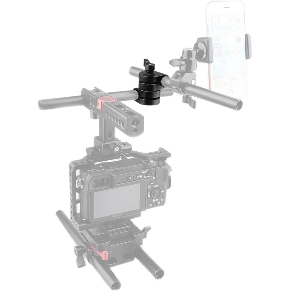 CAMVATE 15mm Rod Clamp with Swiveling Rosette Joint