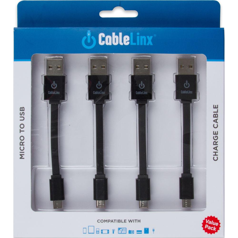 ChargeHub CableLinx USB 2.0 Type-A Male to Micro-USB Male Charge & Sync Cable