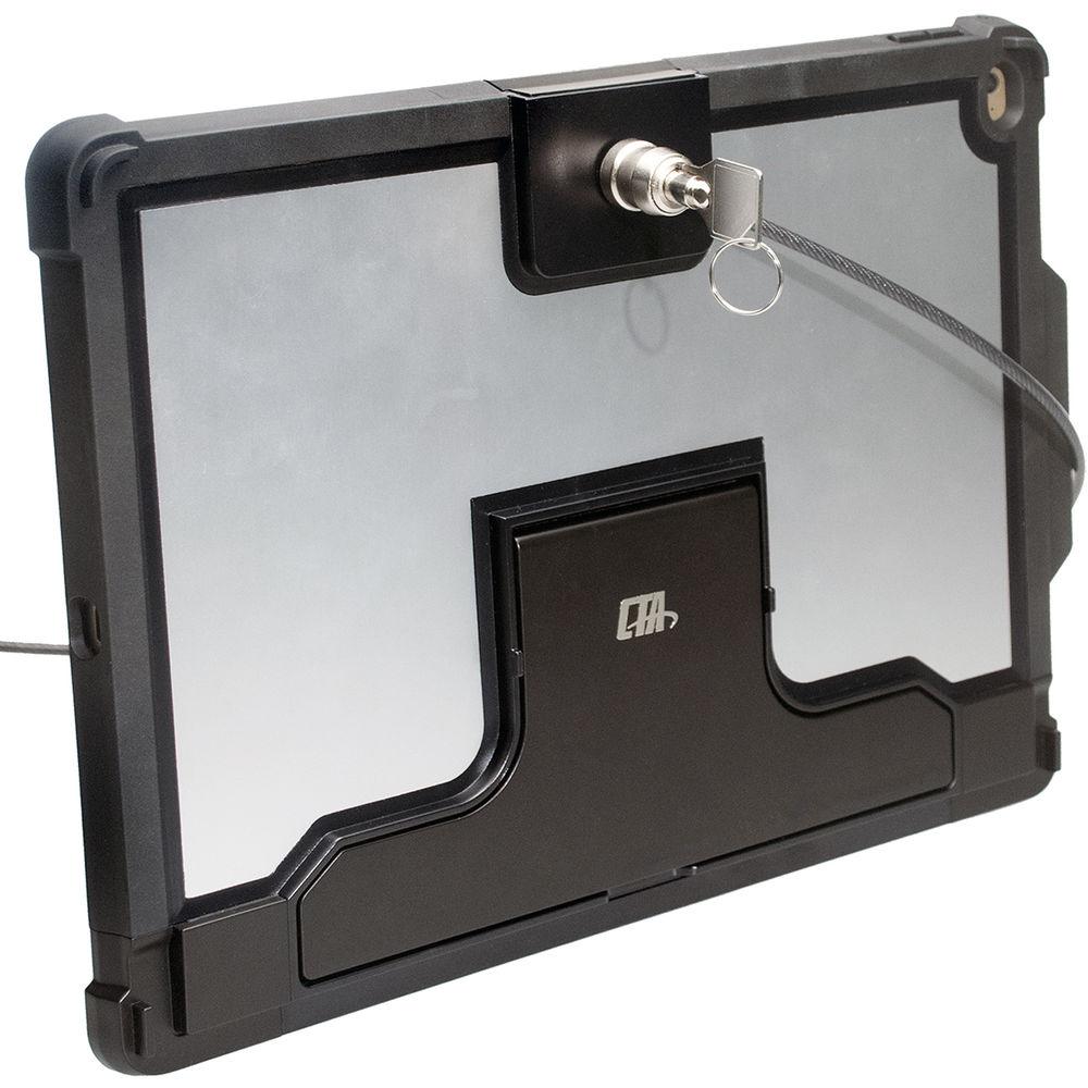 CTA Digital Security Case with Kickstand & Anti-Theft Cable for 12.9" iPad Pro