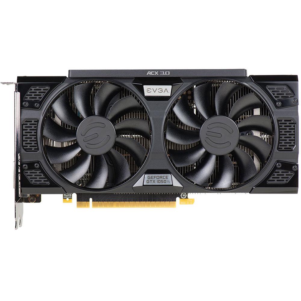 EVGA GeForce GTX 1050 Ti SSC GAMING ACX 3.0 Graphics Card
