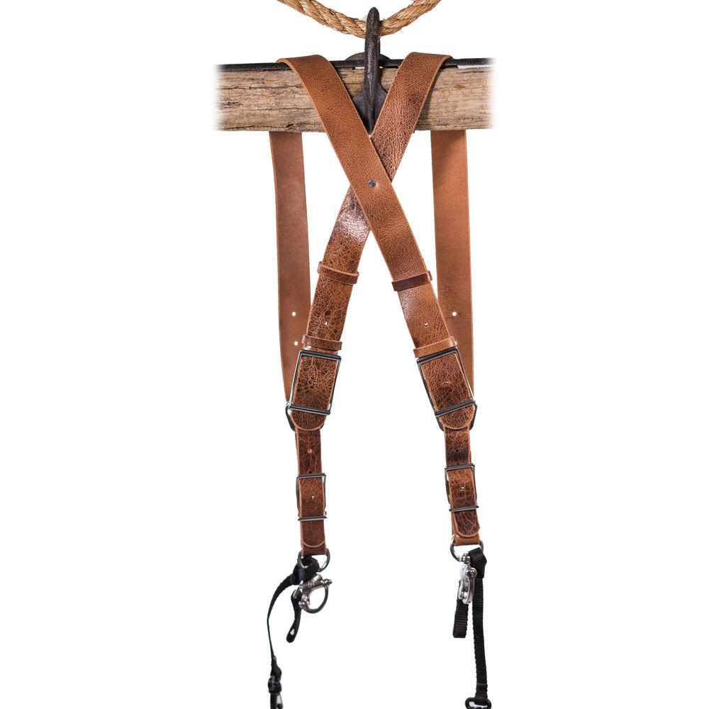 HoldFast Gear Money Maker 2-Camera Leather Harness without D-Rings 