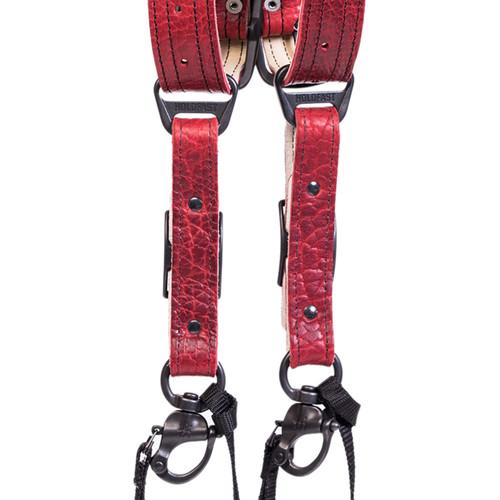 HoldFast Gear Money Maker 3-Camera Leather Harness