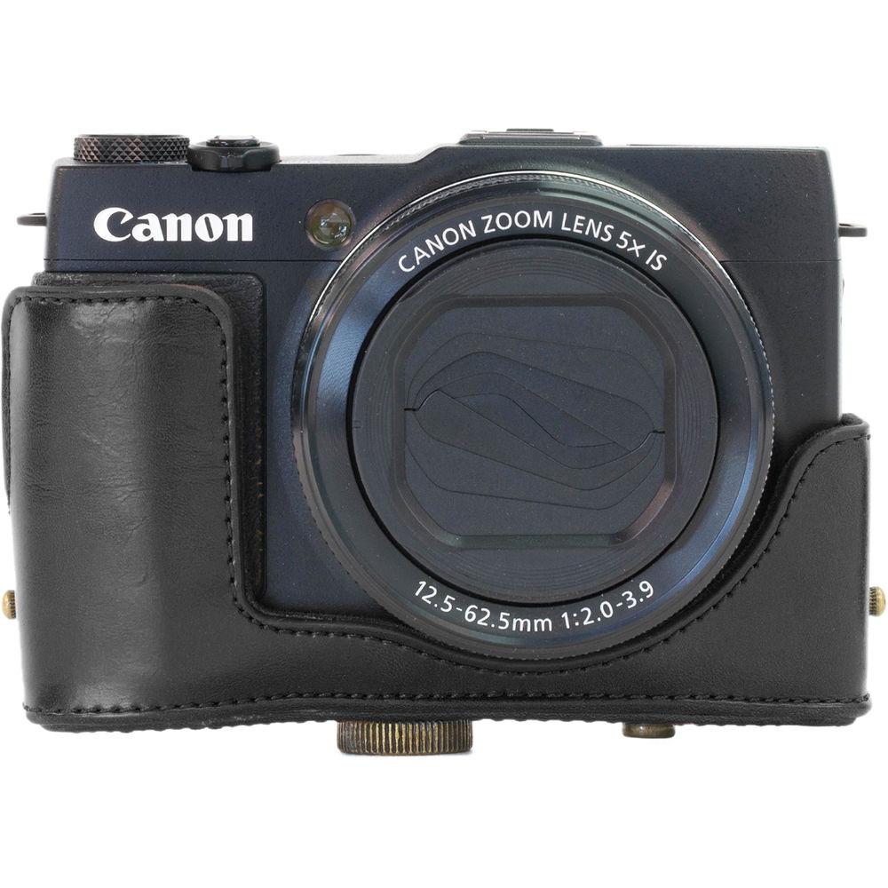 MegaGear Ever Ready Leather Camera Case for Canon PowerShot G1X Mark II