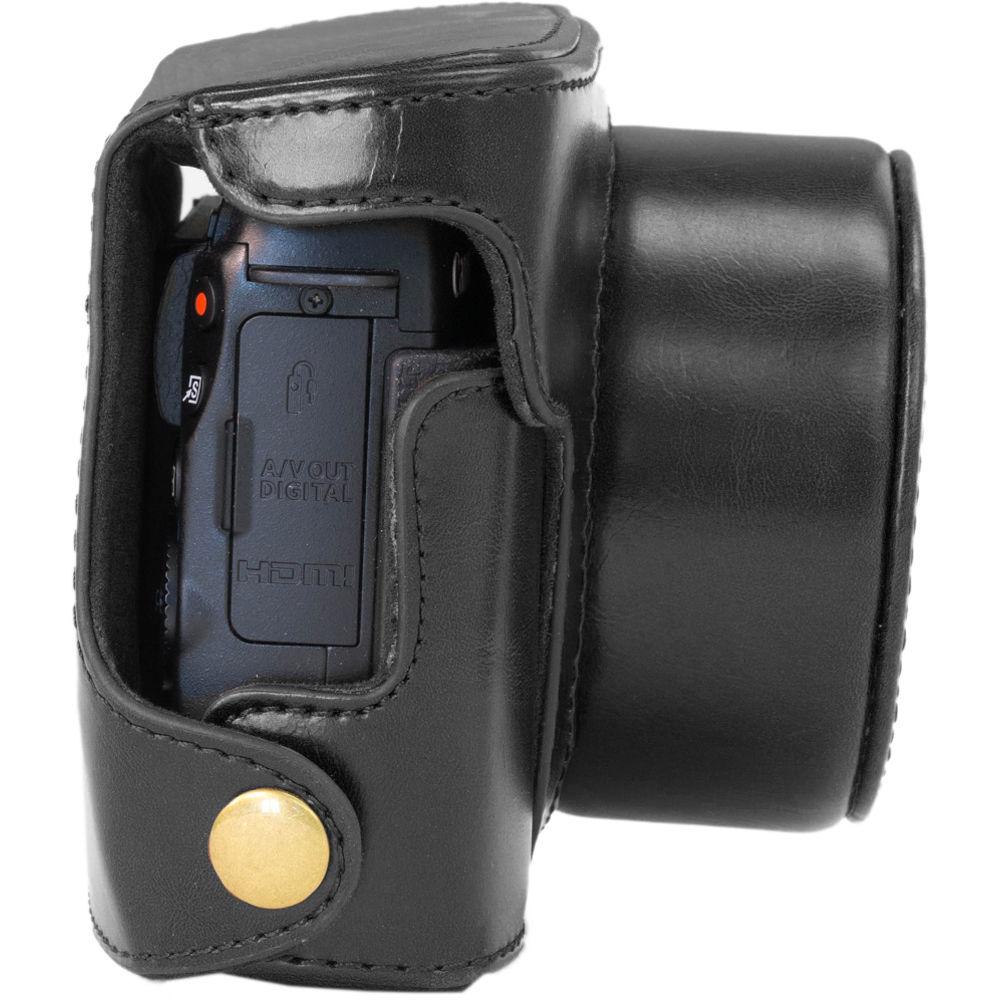 MegaGear Ever Ready Leather Camera Case for Canon PowerShot G1X Mark II