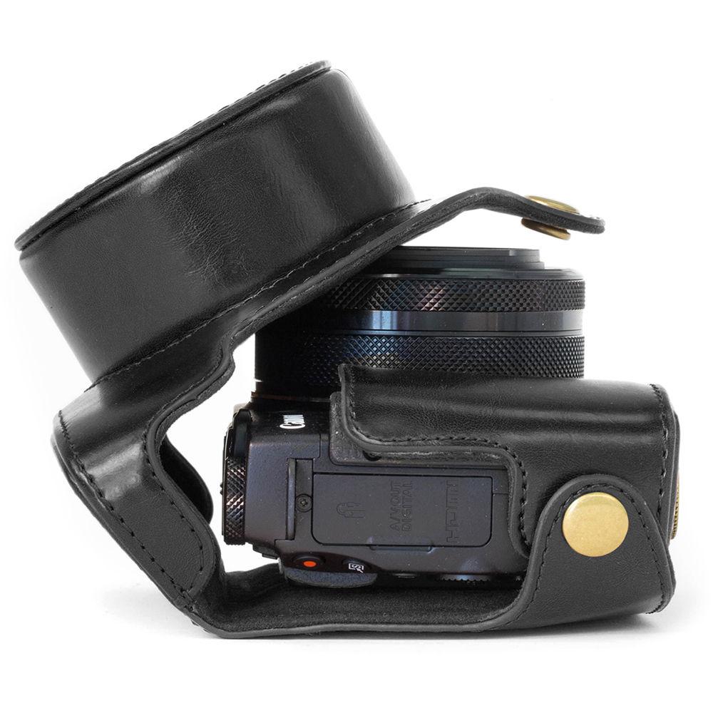 MegaGear Ever Ready Leather Camera Case for Canon PowerShot G1X Mark II