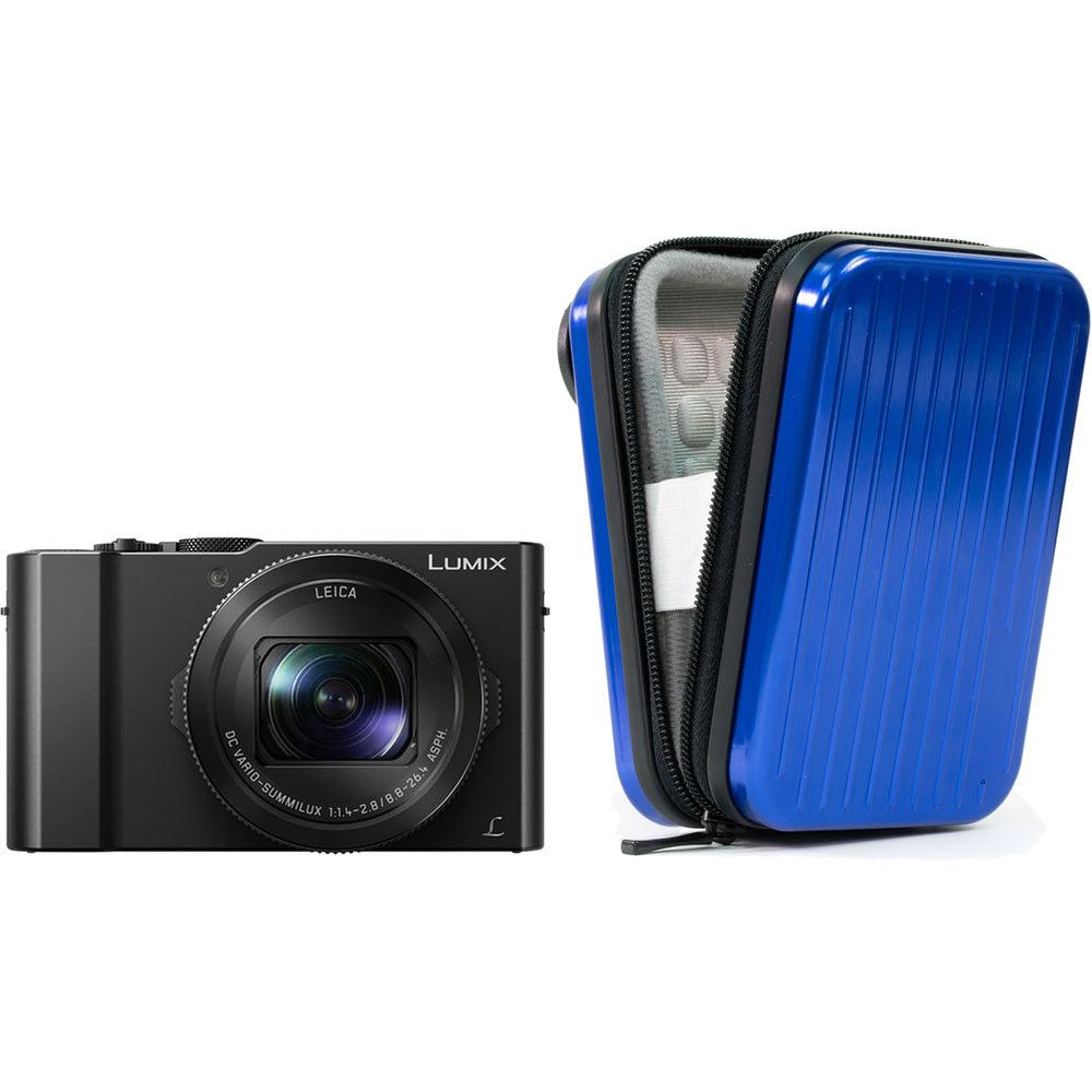 MegaGear Hard Aluminum Camera Case with Carabiner for LUMIX DMC-LX10K