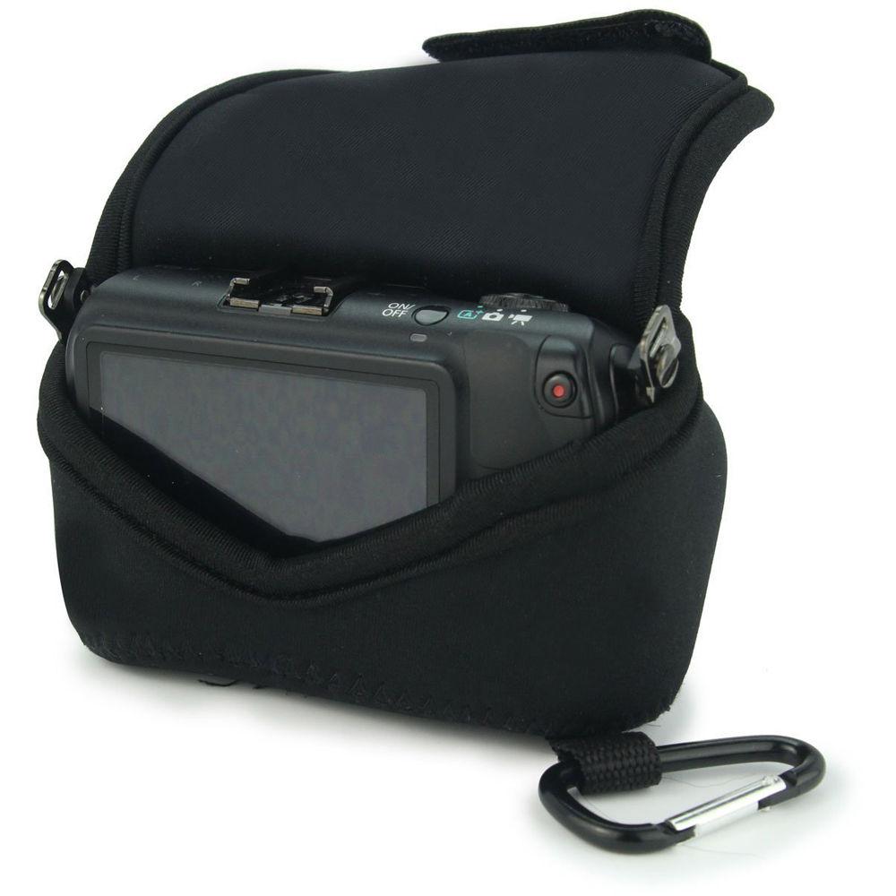 MegaGear Ultra-Light Neoprene Camera Case for Canon EOS M with 18-55mm