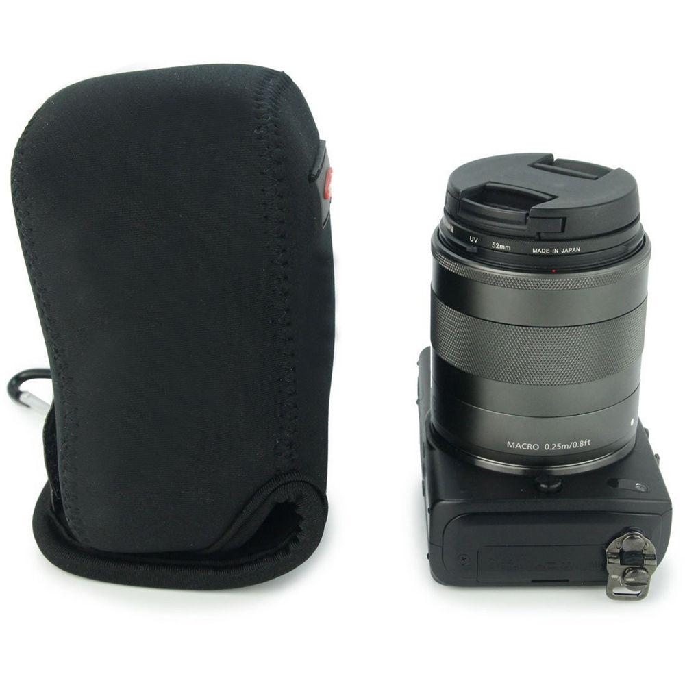 MegaGear Ultra-Light Neoprene Camera Case for Canon EOS M with 18-55mm