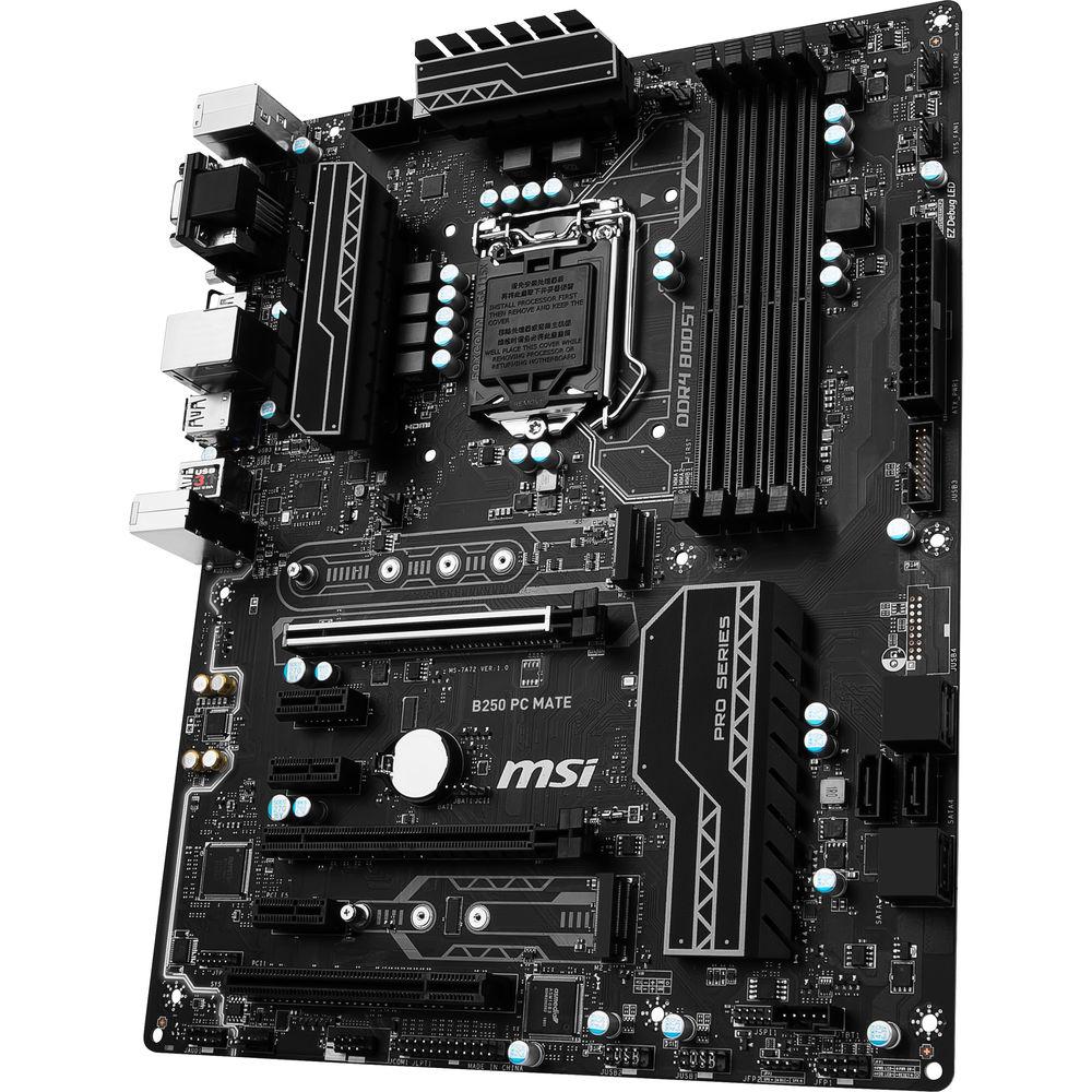 MSI B250 PC Mate LGA1151 ATX Motherboard
