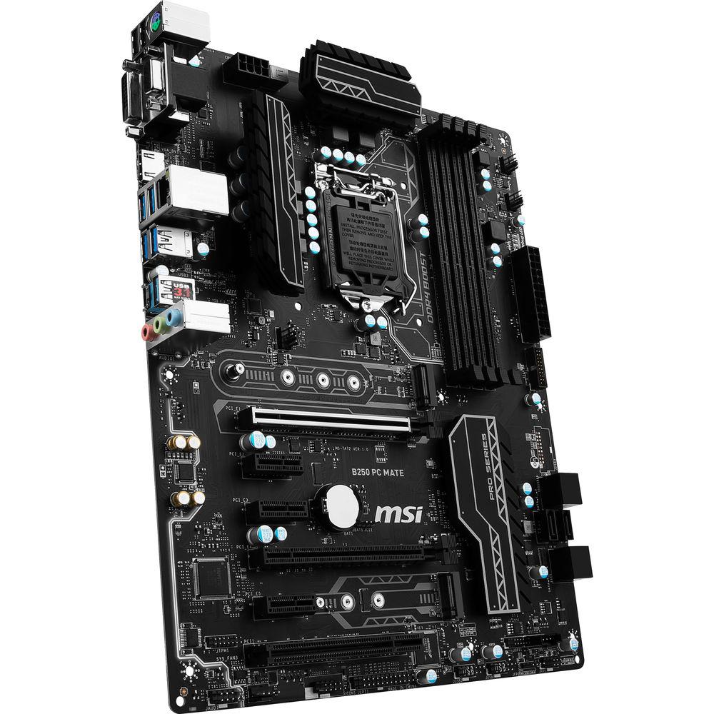 MSI B250 PC Mate LGA1151 ATX Motherboard