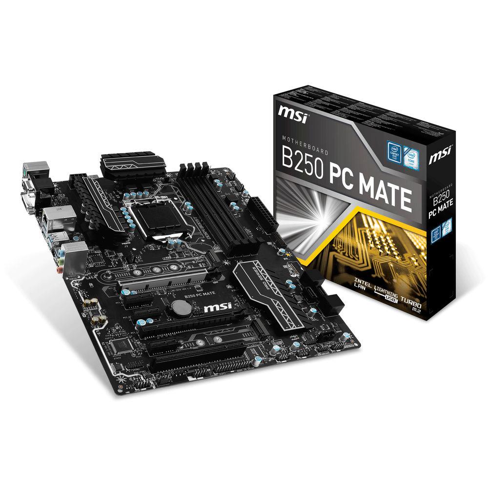 MSI B250 PC Mate LGA1151 ATX Motherboard