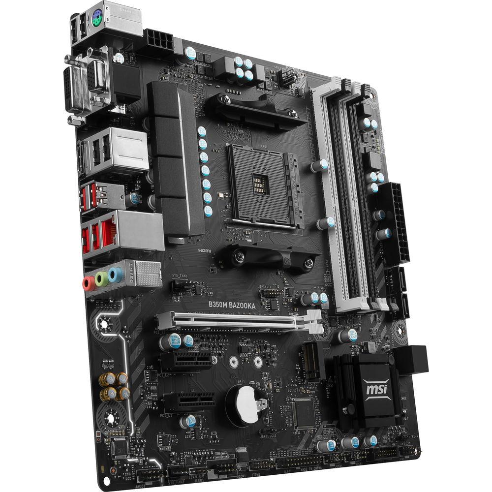 MSI B350M Bazooka AM4 Micro-ATX Motherboard