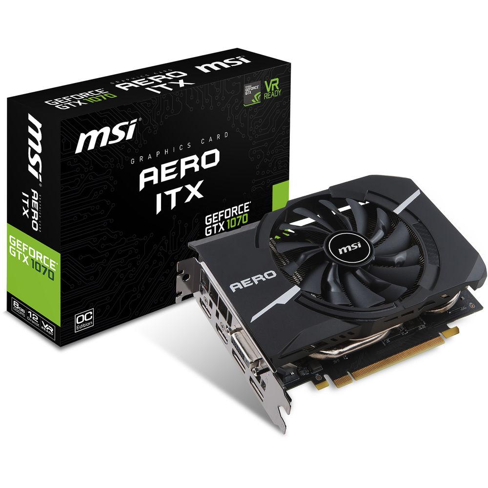 MSI GeForce GTX 1070 AERO ITX 8G OC Graphics Card