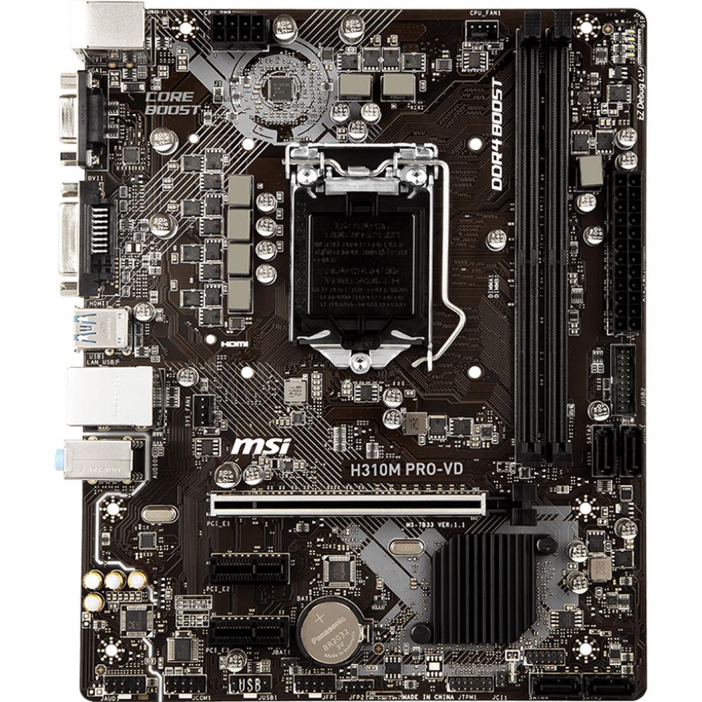 MSI H310M Pro-VD LGA 1151 Micro-ATX Motherboard