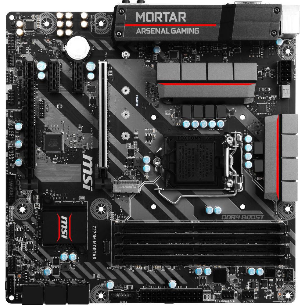 MSI Z270M Mortar LGA1151 mATX Motherboard