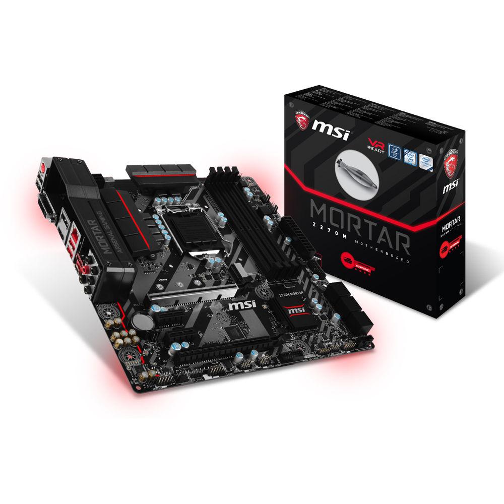 MSI Z270M Mortar LGA1151 mATX Motherboard