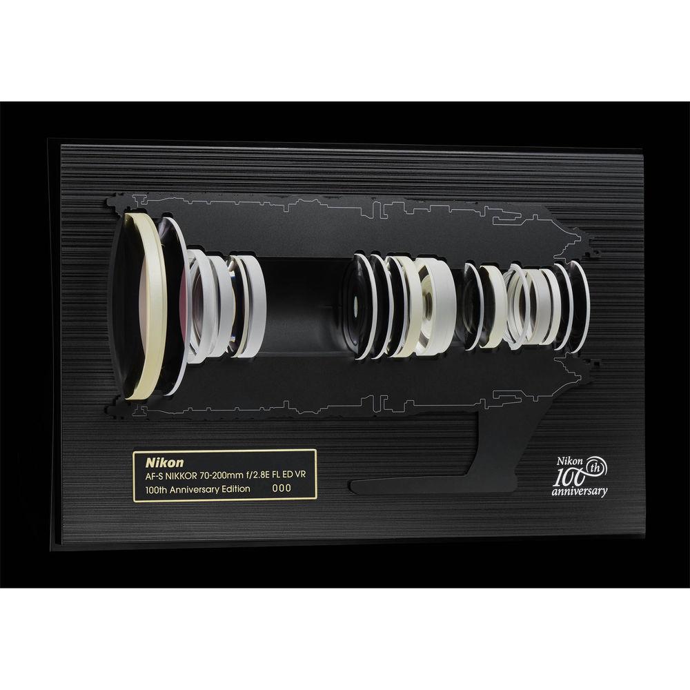 Nikon AF-S NIKKOR 70-200mm f 2.8E FL ED VR Lens 100th Anniversary Edition