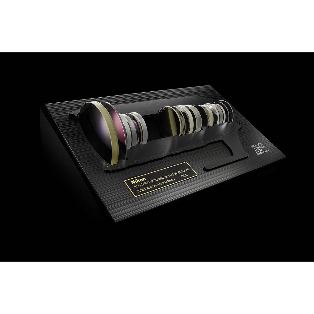 Nikon AF-S NIKKOR 70-200mm f 2.8E FL ED VR Lens 100th Anniversary Edition