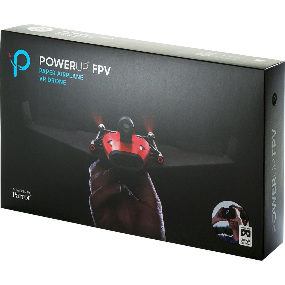 PowerUp Toys FPV Paper Airplane VR Drone Kit, PowerUp, Toys, FPV, Paper, Airplane, VR, Drone, Kit