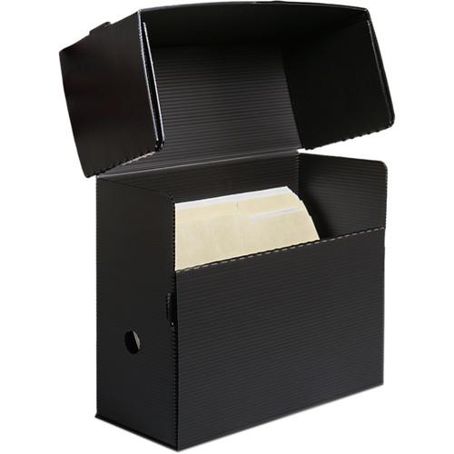 Print File Micro-Perforated Flip-Top Document Box
