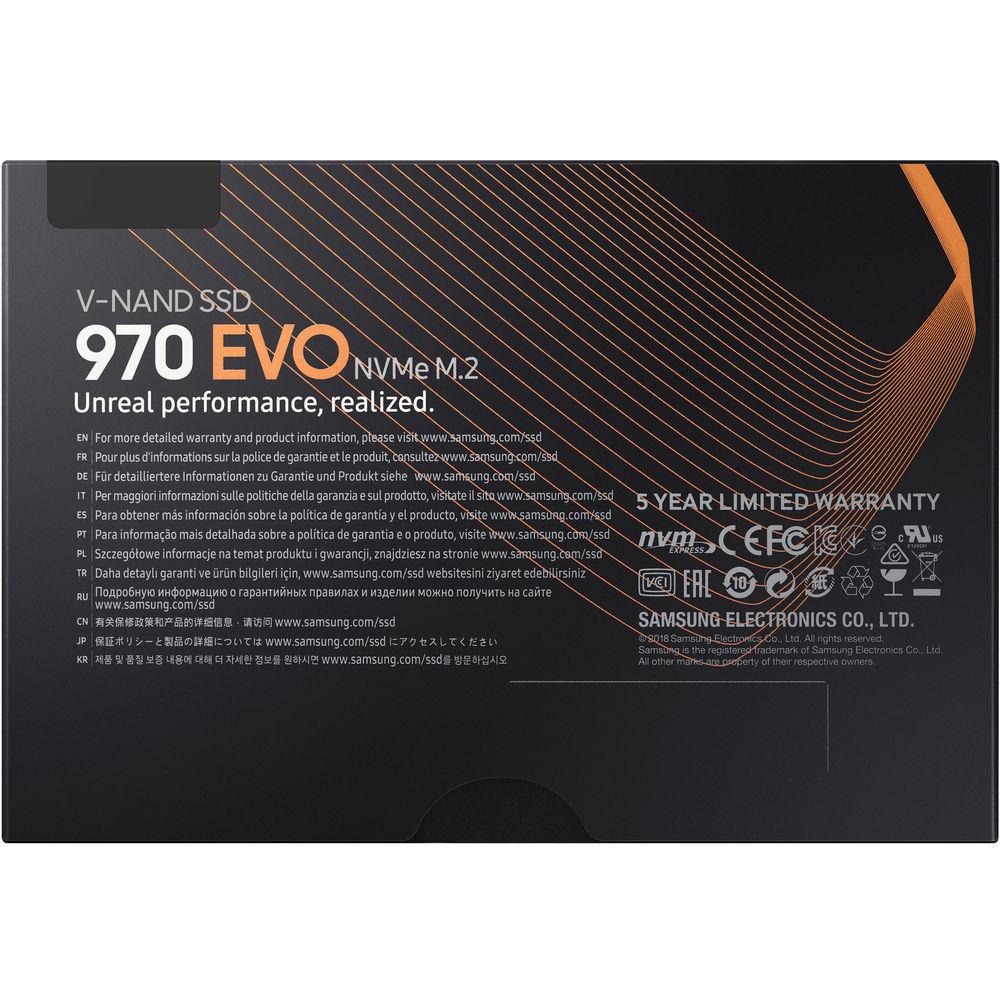 Samsung 2TB 970 EVO NVMe M.2 Internal SSD