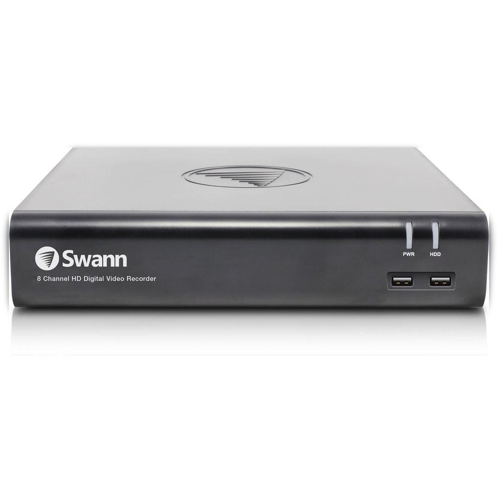 Swann DVR-4595 8-Channel 3MP DVR with 1TB HDD and 8 1080p Outdoor Bullet Cameras